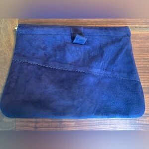 Leo Miller Paris vintage suede clutch​